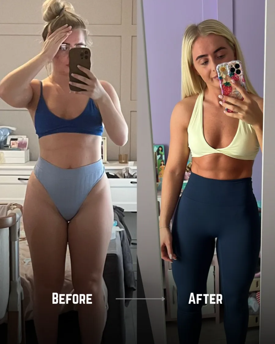 Fit House member before and after transformation