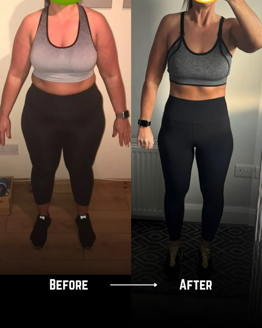 Fit House member before and after transformation