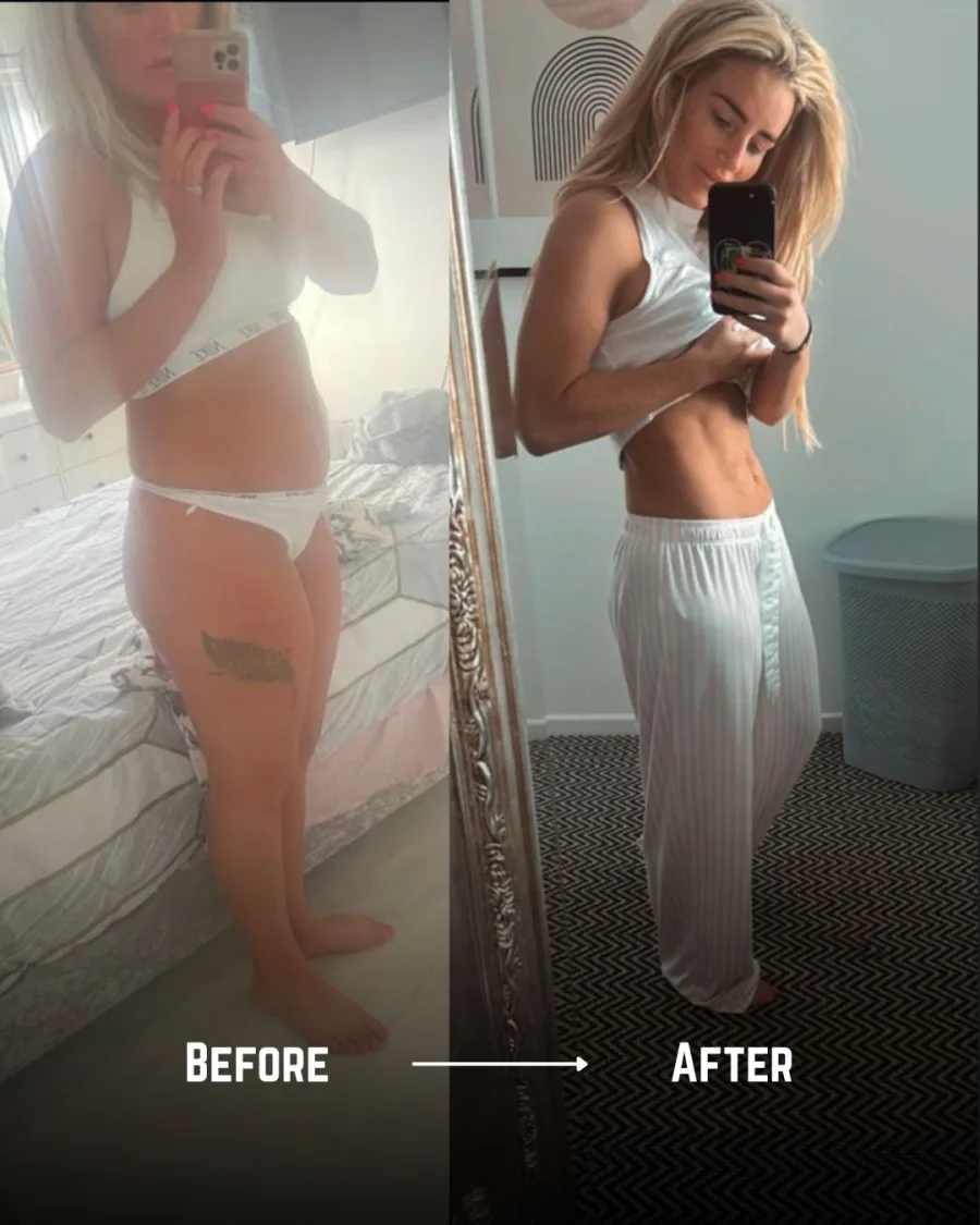 Fit House member before and after transformation
