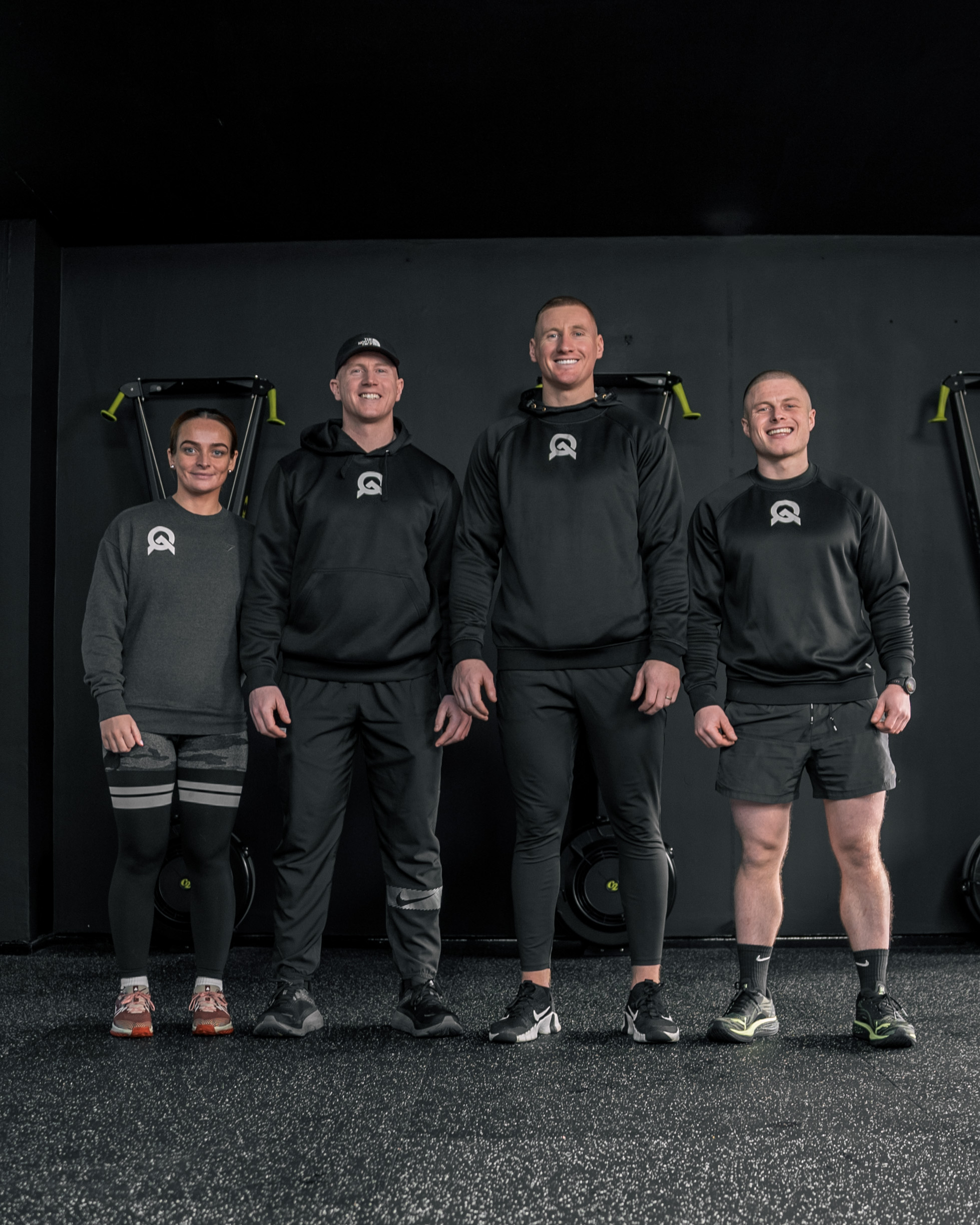 The Fit House Belfast coaching team inside the gym